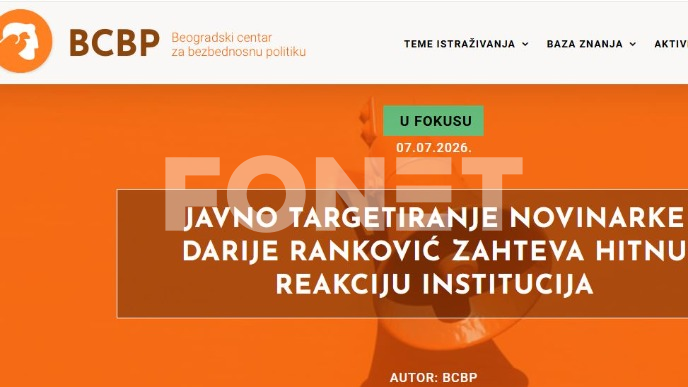 Osuda targetiranja novinarke